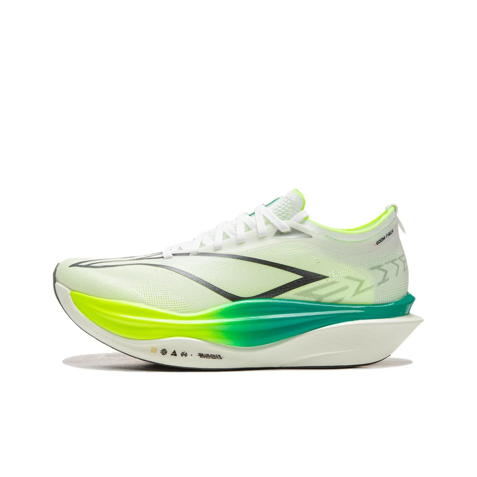 POIZON Li Ning Feidian 6 ELITE 쿠셔닝 미끄럼 방지 내마모성 리바운드 로우탑 카본 플레이트 레이싱 러닝화