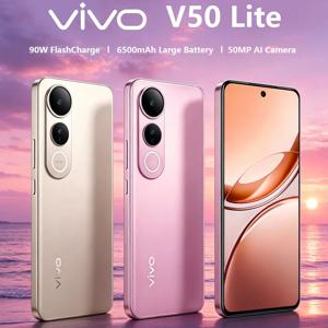 VIVO V50 Lite 5G 글로벌 버전 스마트폰 12GB+512GB 6500mAh 90W 고속 충전 50MP AI 카메라 6.77인치 화면 ‌   듀얼 SIM 휴대폰