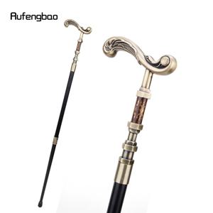 황금 꽃 워킹 스틱 장식 뱀파이어 Cospaly 빈티지 파티 유행 워킹 지팡이 할로윈 Crosier 93cm