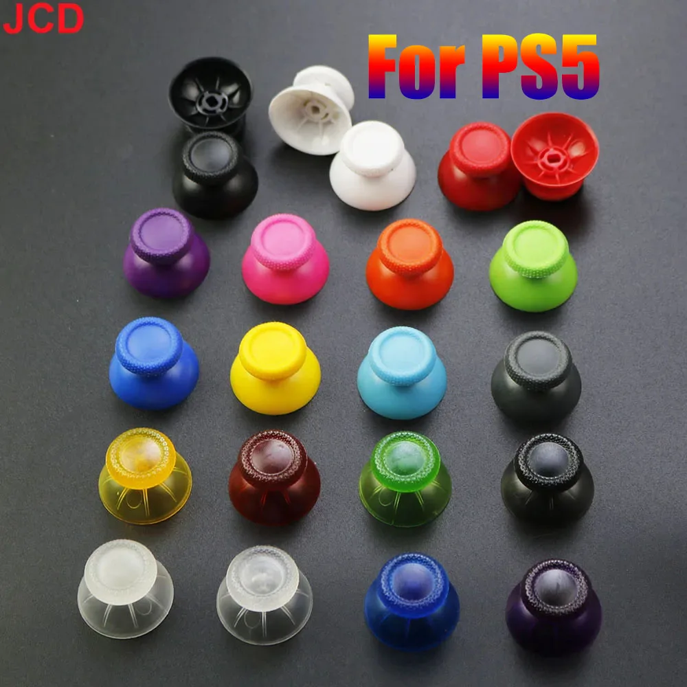 JCD 3D 아날로그 조이스틱 스틱, PS5 컨트롤러용 아날로그 엄지 스틱 캡, 버섯 게임 헤드 로커 교체, 2 개