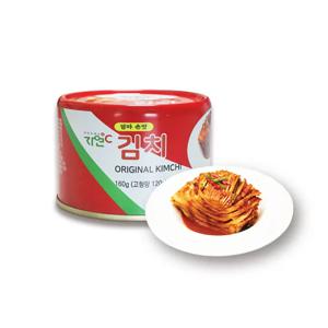 삼삼한 자연도씨 엄마손맛 김치 160g 캔 3개 세트 한국식 음식 냉장고 보관 익숙한 맛의 김치