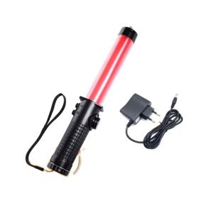 30cm 교통 신호 지팡이 빛 LED 안전 길가 제어 손전등 조명 완드 공기 화재 스트로브 램프 플래시 비상 깜박임