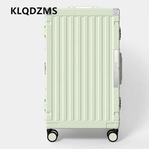 KLQDZMS 고품질 여행가방 20인치 24인치 26인치 28인치 30인치 두꺼운 대용량 트롤리 케이스 ABS + PC 기내용 가방 두꺼운 수하물