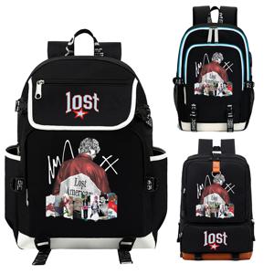 MGK Lost Americana Tour Machine Gun Kelly 백팩 노트북 백팩 남학생 여학생 학생 도서 가방 MGK Mochila
