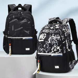 십대 소년을 위한 학교 가방 중고등학생 학교 가방 야외 여행 노트북 배낭 큰 학생 책가방 mochila
