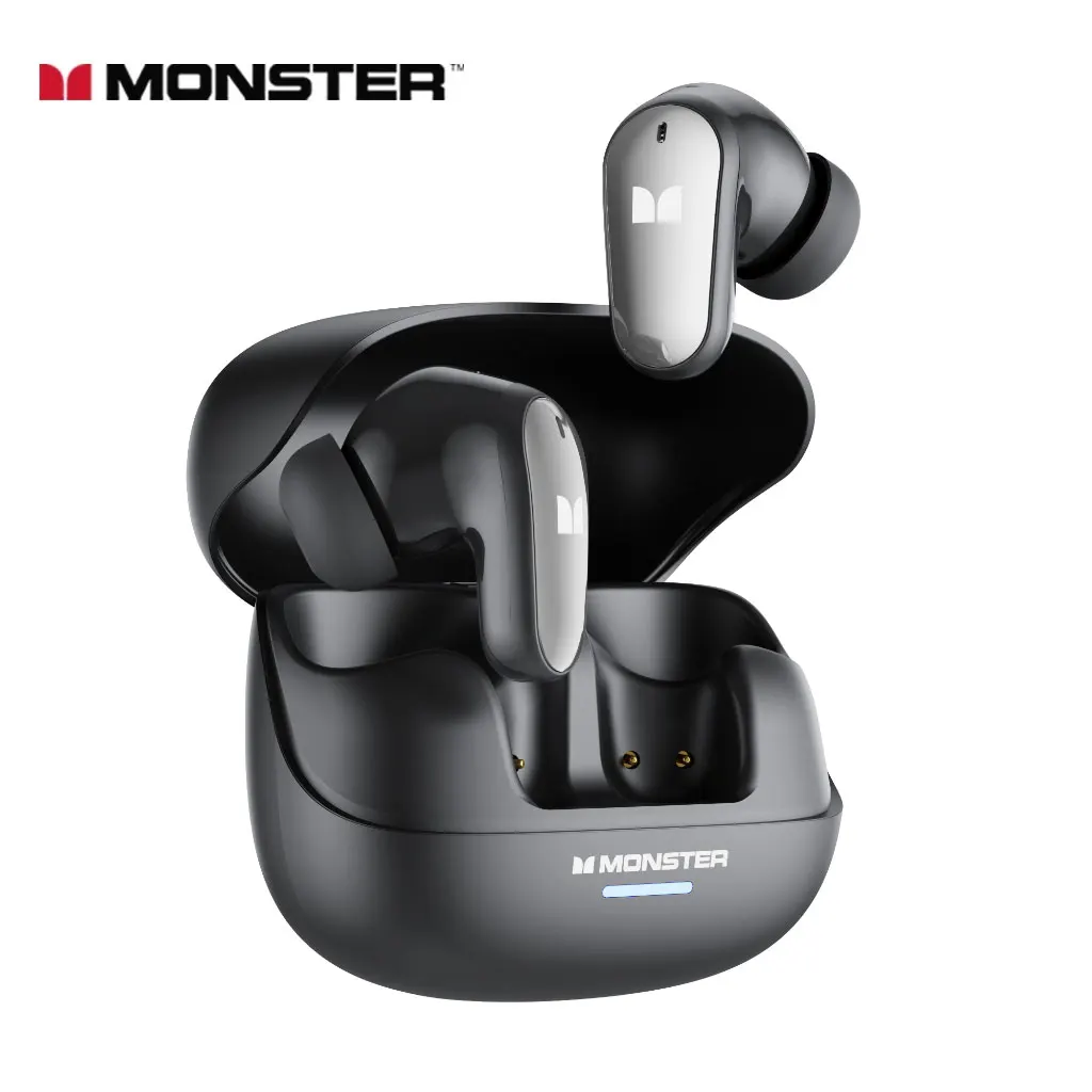 몬스터 MQT52 무선 헤드폰 블루투스 5.4 HIFI 스테레오 이어폰 통화 소음 제거 음악 게임용 헤드셋 (마이크 포함)