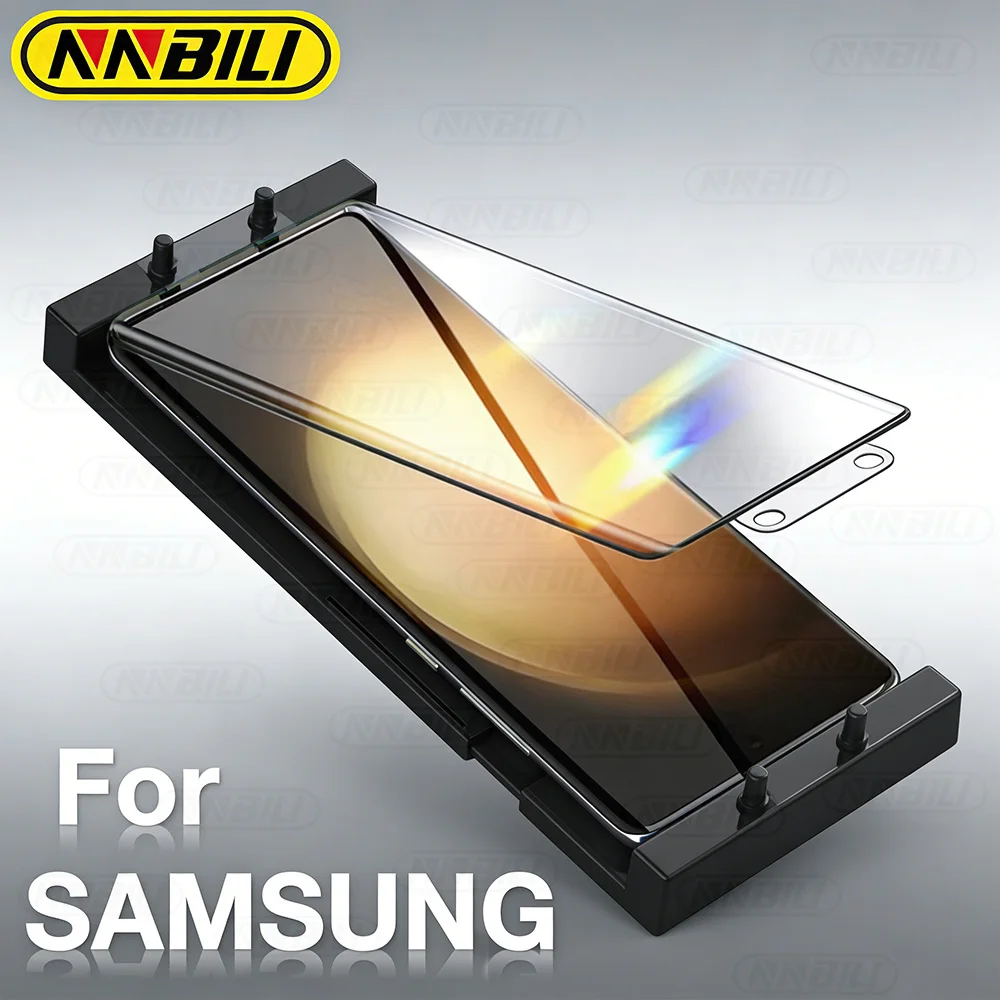 NNBILI 3Pcs 세라믹 하이드로겔 필름 삼성 갤럭시 S26 울트라 S25 S24 S23 S22 S21 S20 S10 S9 S8+ 스크린 보호필름+설치 키트