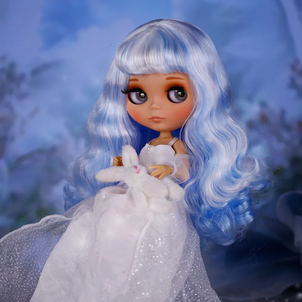 ICY DBS 브라이스 인형 탄 스킨 매트 페이스 눈썹 포함 특가 1/6 BJD 조인트 바디 네오 크리스마스 선물 애니메이션