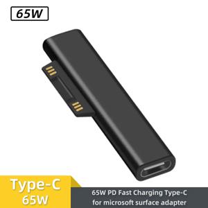 PD 65W 고속 충전 USB 타입 C 케이블 (마이크로소프트 서피스 프로 3 4 5 6 7 15V 3A 태블릿 전원 공급 어댑터 코드)