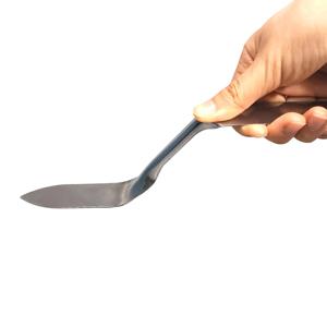 1PC 스테인레스 스틸 양면 머드 플라스터링 미장칼 벽돌 미장칼-이음새 수리 및 청소용 마손 도구