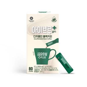 맥널티 공정무역 아이브루 플러스 디카페인 80개입