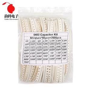 2500pcs 0402 0603 0805 SMD 세라믹 커패시터 모듬 키트 50 값 1pF - 10 미크로포맷 100PF 10NF 100NF 0.47 미크로포맷 1 미크로포맷 칩 커패시턴스 세트