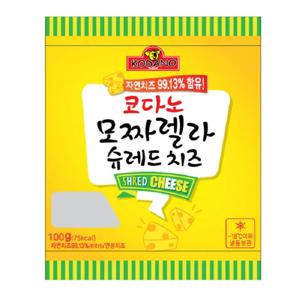 코다노 모짜렐라 치즈 100g 10팩 G 치즈 음식 풍미 향신료