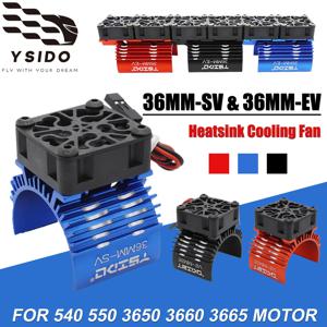 YSIDO 36MM-SV 540 550 3650 3660 3665 HPI HSP Traxxas Axial Redcat 1/10 1/12 1/8 RC Car 용 모터 방열판 냉각 팬