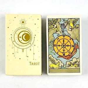 초보자를 위한 타로 카드 덱 78개, 운세 점술 파티 테이블탑 보드 게임, 창의적인 작은 선물