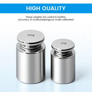50g 100g 200g 500g 탄소강 소형 무게추, 디지털 저울, 그램 저울, 보석 저울(은), 정밀 무게추, 밸런스 저울 무게추, 은 무게추, 고정밀 카운터웨이트, 교정 키트, 보석 판매자, 애호가용