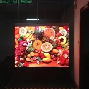 맞춤형 방수 야외 LED 디스플레이3D 홀로그램 디스플레이 휴대용 카드보드 케이스 포함