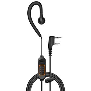 K-헤드 범용 헤드셋 마이크 워키 토키 이어폰 BaoFeng UV-5R UV-5RH UV-21 PRO Quansheng UV-K6 용 소프트 액세서리