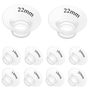모모코지 M5/M9/M6/V2 Pro/S12 Pro/S9 Pro/스펙트라/메델라/유피/엘비/파루 P10 유축기와 호환되는 플랜지 인서트 10개