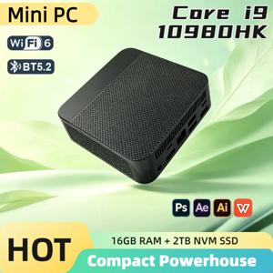 인텔 코어 i9 10980HK 저소음 쿨링 미니 PC 16GB DDR4 M.2 NVMe SSD 트리플 4K 출력 WiFi6 BT5.2 오피스 홈 데스크탑 프로 맥스