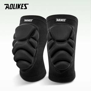 AOLIKES 새로운 무릎 보호대, 두꺼운 EVA 폼이 있는 미끄럼 방지 충돌 방지 무릎 보호대, 배구, 축구 댄스 무릎 슬리브용