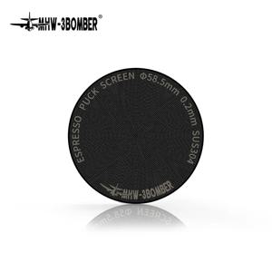 MHW-3BOMBER 51/53/58.5mm 퍽 스크린 0.2/0.8mm 금속 재사용 가능 커피 필터 (에스프레소 포타필터 바스켓 커피 액세서리)