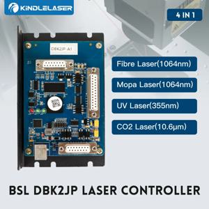 KINDLELASER DBK2JP 4 in 1 레이저 컨트롤러 (BSLAPP 소프트웨어 포함) - 파이버 Mopa UV CO2 레이저 마킹 머신용 확장 축 지원