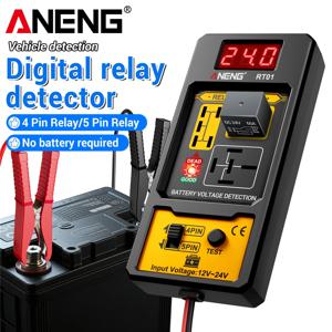자동차 릴레이 테스터 ANENG RT01 범용 12-24V 자동차 배터리 전압 테스터 LED 표시등 릴레이 진단