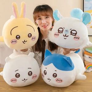 지크와스 시리즈 롱돌 플러시 만화 하치와레 소프트 베개 귀여운 플러시 인형 장식품 애니메이션 플러시 소녀들을 위한 선물 집 꾸미기