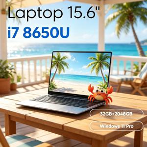 다퍼 2026 오퓰런트 그레이스풀리 린 15.6인치 노트북 인텔 코어 i7 8650U 윈도우 11 프로 32GB 램 2TB M.2 SSD 일상생활에 놀라운 가치를 지닌 제품