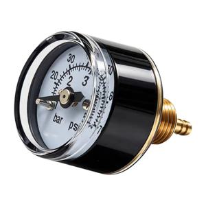 치과용 공기압 게이지 0-5Bar 0-70PSI 미니 원형 마노미터 내장형 교체 부품 치과용 의자 터빈 핸드피스 Ai용