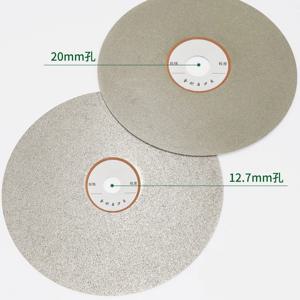 1개 6인치(150mm) 다이아몬드 코팅 플랫 랩 디스크 보석 광택 연마 휠 다이아몬드 연마 디스크 연마 시트 샌드 트레이
