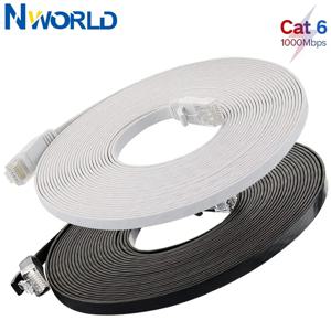0.5m 1m 2m 3m 5m 10m 15m 20m 30m 케이블 CAT6 플랫 이더넷 케이블 RJ45 패치 LAN CAT 6 컴퓨터 라우터 노트북 용 네트워크 케이블