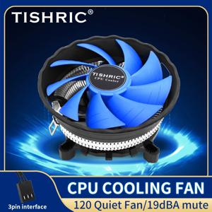 TISHRIC 냉각 CPU 쿨러 팬 PWM 3 핀 컴퓨터 케이스 팬 Intel LGA 1150 1151 1155 1156 775 1200 AMD AM3 AM4 라디에이터