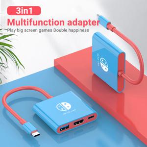 휴대용 게임 도킹 스테이션 TYPE-C 허브(HDMI 및 USB 3.0 포함) 여행 및 게임에 적합