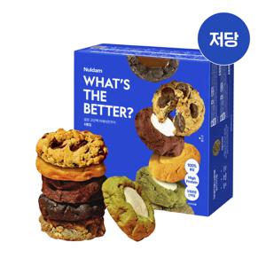 널담 고단백 저당 프로틴 수제 통밀쿠키 아메리칸쿠키 6개 1BOX