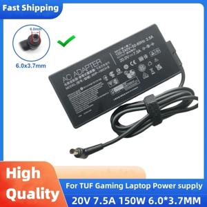 20V 7.5A 6.0*3.7MM 150W AC 어댑터 충전기 노트북 전원 공급 장치 ASUS TUF 게이밍 F15 FX506LH-HN236W ADP-150CH B G731GT GL531GT 용