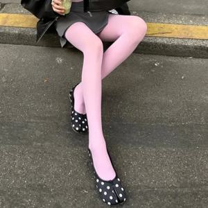 우아한 여성을 위한 사랑스러운 핑크 타이츠 란제리 따뜻한 벨벳 양말 클래식 핫걸 섹시 바디스타킹 데이트웨어