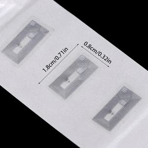 1롤/50개 NFC 칩 Ntag213 스티커 웻 인레이 11x21MM 13.56MHz 라벨 태그 213 위조 방지 라벨 전자 라벨