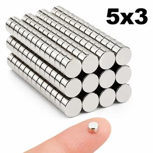 둥근 초강력 자석 5x3mm 강력한 네오디뮴 자석 N35 NdfeB 냉장고 건축 DIY 공예용 영구 자석