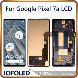 Google Pixel 7A GWKK3 GHL1X G0DZQ G82U8 LCD 디스플레이 터치 스크린 교체 부품 용 OLED 픽셀 7A 디스플레이 스크린 어셈블리