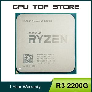 AMD 중고 Ryzen 3 2200G CPU 프로세서 R3 2200G 4코어 4스레드 65W 14NM Zen 소켓 AM4
