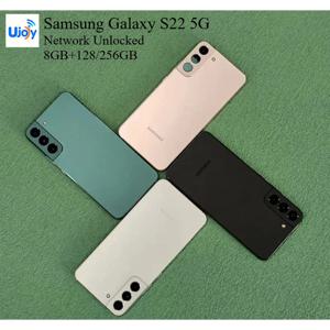 삼성 갤럭시 S22 5G 네트워크 언락폰 8GB+128/256GB 6.1인치 스냅드래곤 8 Gen1 듀얼 스탠바이 SIM+eSIM 리퍼비시 휴대폰
