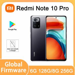 글로벌롬 샤오미 레드미 노트 10 프로 5G 스마트폰 디멘시티 1100 안드로이드 11 휴대폰 중고폰 충전기 없음