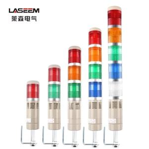 산업용 다층 안전 스택 알람 램프 측면 교수형 LED 신호 타워 경고등 DC12V/24V AC110V/220V 부저 포함