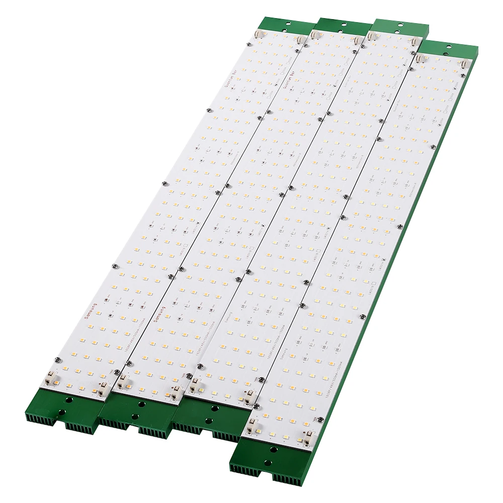 라디에이터 포함 양자 막대 LED 보드, 60-70W, LM301H, 510mm, 전체 스펙트럼, 3000K, 3500K, 6500K, 성장 스트립 조명, PCBA, 방열판 포함