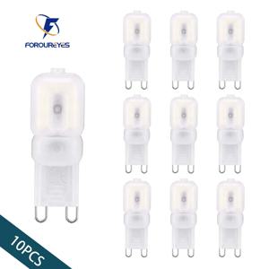 10pcs G9 Led 전구 110V 220V 3W 5W SMD2835 흰색 따뜻한 전구 홈 조명 전구 크리스탈 샹들리에 교체 30W 할로겐 램프