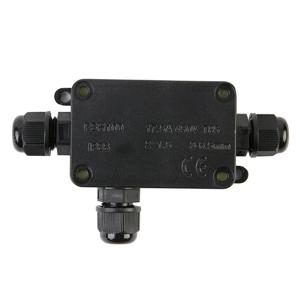 3방향 방수 IP66 전기 케이블 와이어 커넥터 접속함(터미널 포함) 450V LED 조명용 접속함