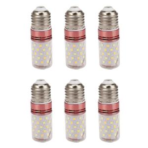 BAAU 6X 3 색온도 통합 SMD LED 옥수수 램프 E27 AC85V - 265V 따뜻한 흰색 높은 빛 에너지 절약 12W
