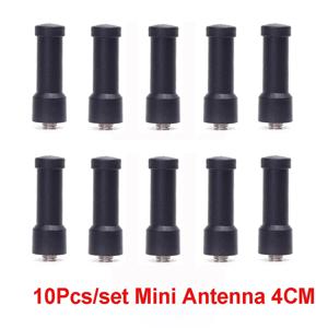 10개 미니 4cm 초단형 소형 안테나 400-470mhz SMA-암 어댑터 커넥터 (콴셩 UV-K5 K6 바오펑 BF-888S UV5R 82용)